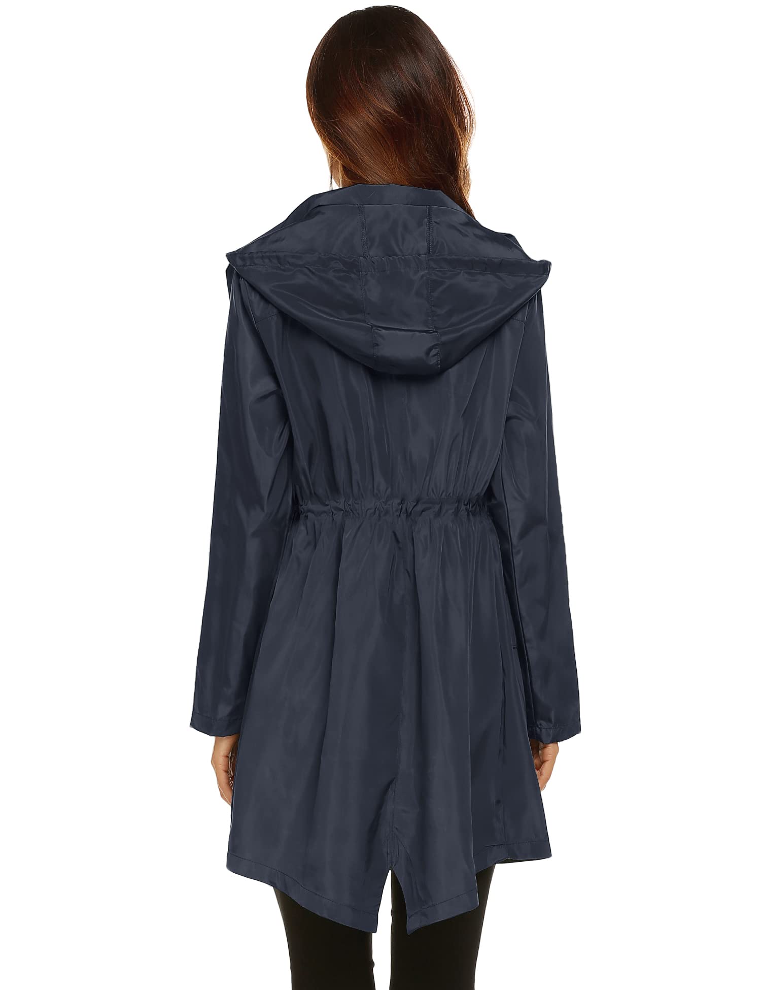 Foto 7 pulgar | Chubasquero Lomon, Ligero E Impermeable Para Mujer, Color Azul Marino - Venta Internacional.