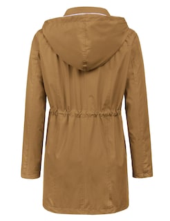 Foto 3 | Gabardina Impermeable Lomon Con Capucha Larga Para Mujer, Color Marrón - Venta Internacional.