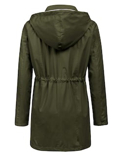Foto 3 | Gabardina Impermeable Lomon Con Capucha Larga Para Mujer - Venta Internacional.