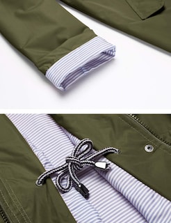 Foto 6 | Gabardina Impermeable Lomon Con Capucha Larga Para Mujer - Venta Internacional.