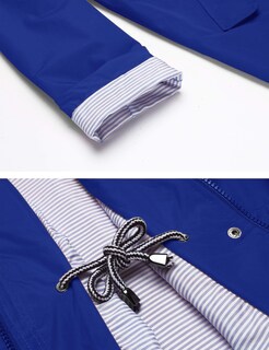 Foto 6 | Gabardina Impermeable Lomon Con Capucha Larga Para Mujer - Venta Internacional.