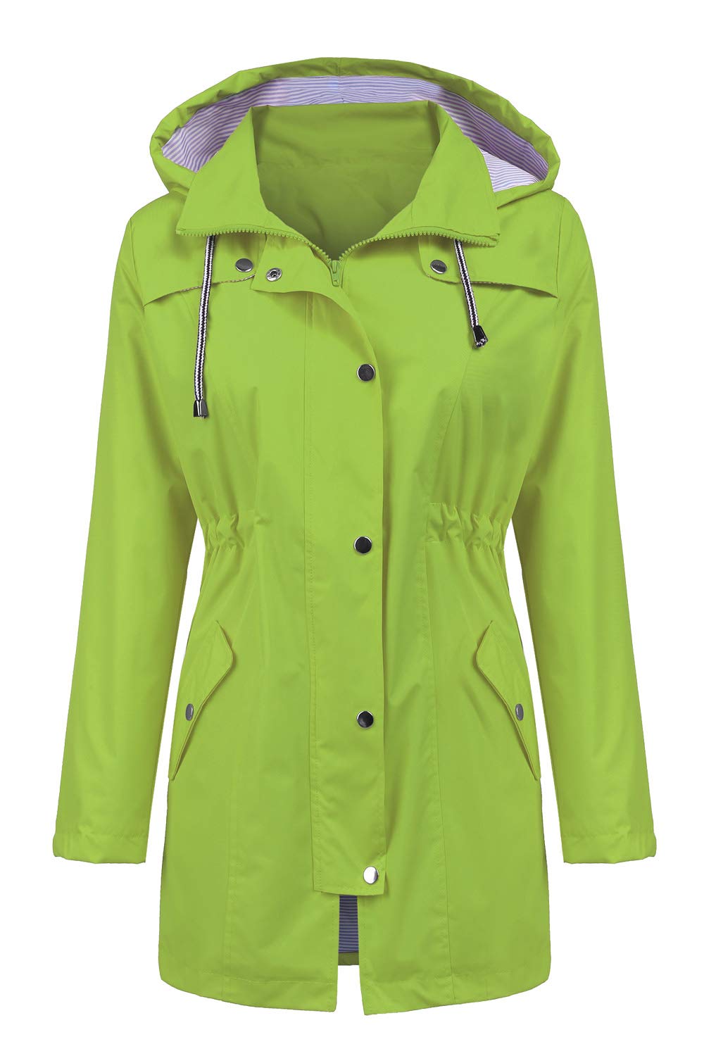 Foto 2 pulgar | Gabardina Impermeable Lomon Con Capucha Larga Para Mujer - Venta Internacional.