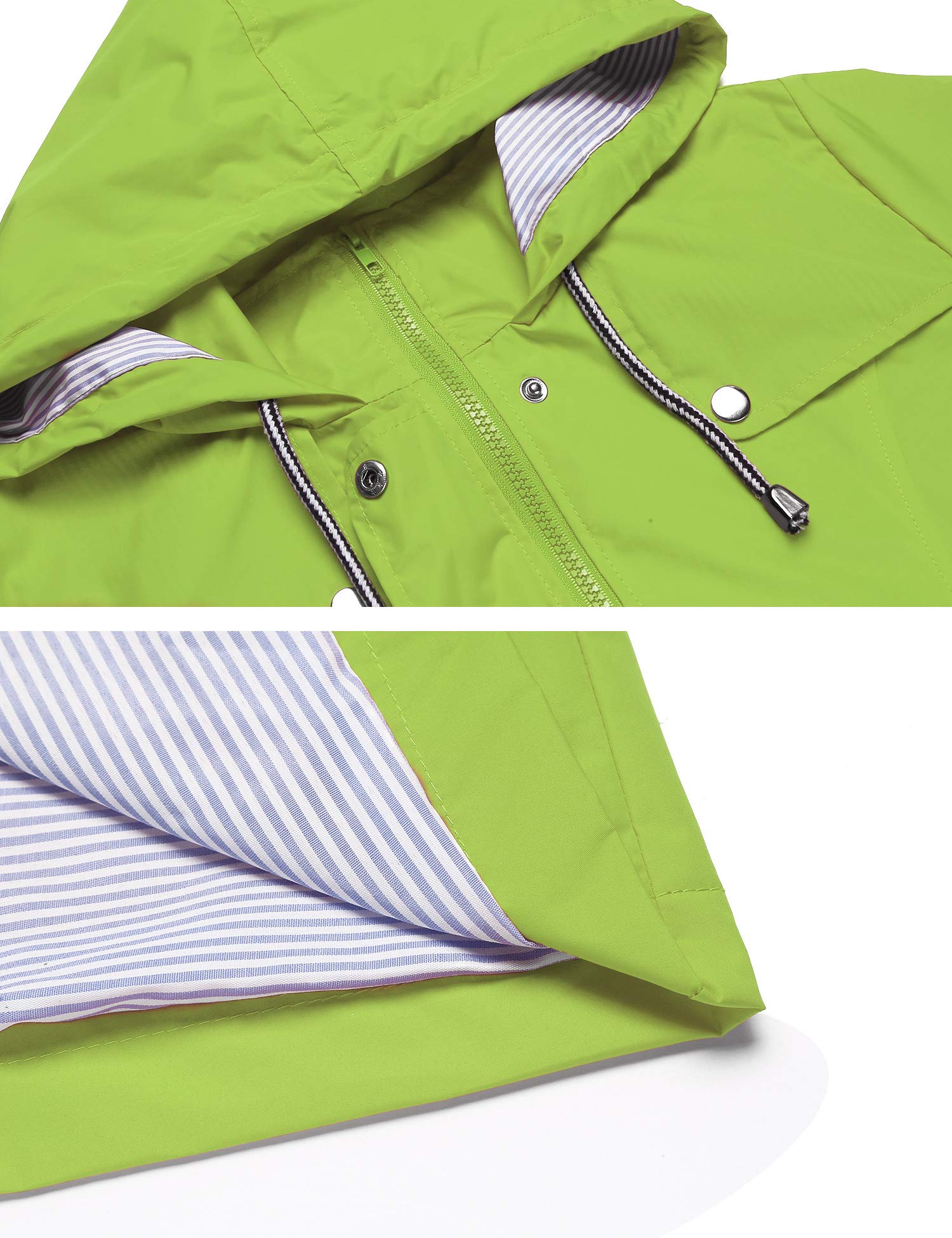 Foto 5 pulgar | Gabardina Impermeable Lomon Con Capucha Larga Para Mujer - Venta Internacional.