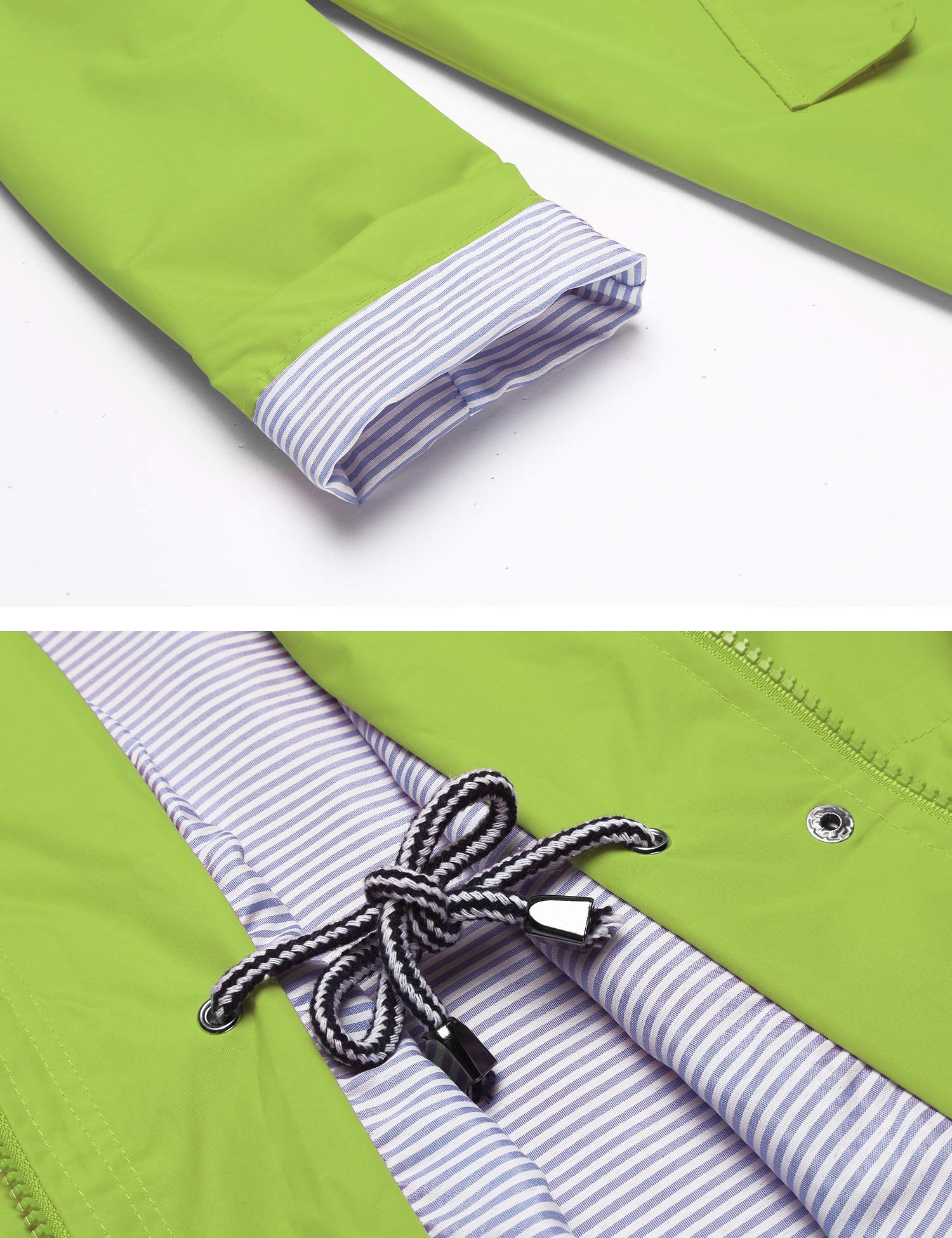 Foto 7 pulgar | Gabardina Impermeable Lomon Con Capucha Larga Para Mujer - Venta Internacional.