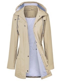 Foto 1 | Gabardina Impermeable Lomon Con Capucha Larga Para Mujer - Venta Internacional.
