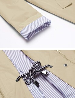 Foto 6 | Gabardina Impermeable Lomon Con Capucha Larga Para Mujer - Venta Internacional.