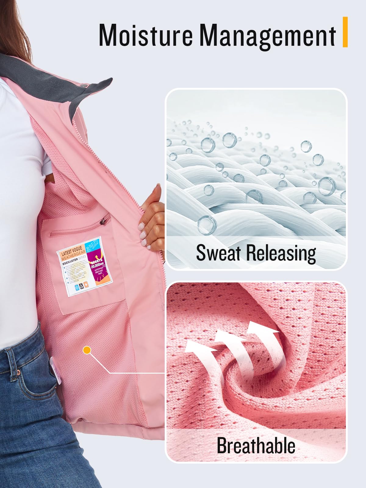 Foto 4 pulgar | Chubasquero Saphirose Impermeable Para Mujer Con Capucha Rosa - Venta Internacional.