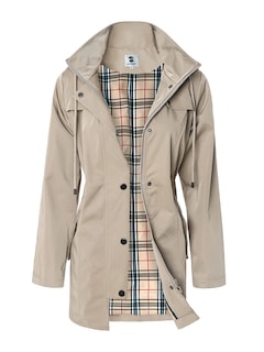 Foto 1 | Chaqueta Impermeable Saphirose Para Mujer, Con Capucha Larga, Caqui - Venta Internacional.