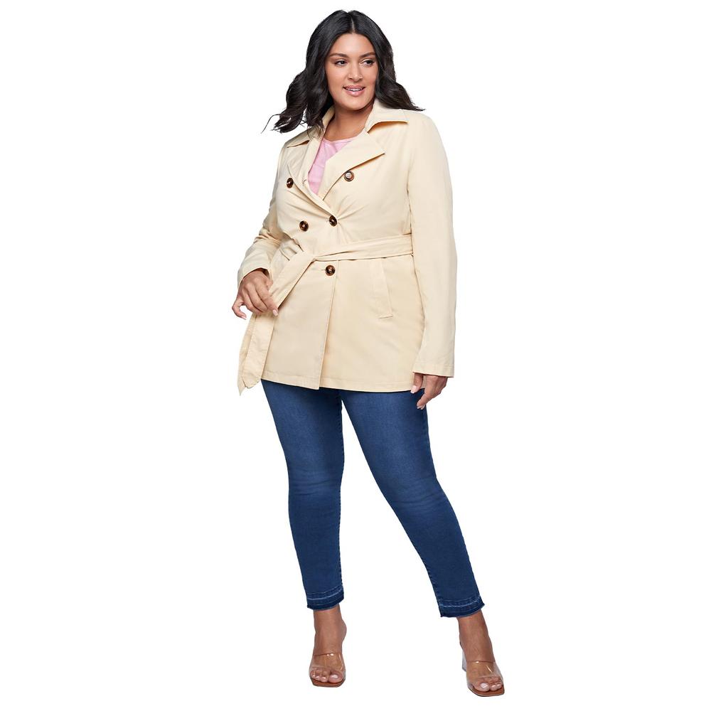 Foto 2 | Gabardina Ilusión 88090 Beige