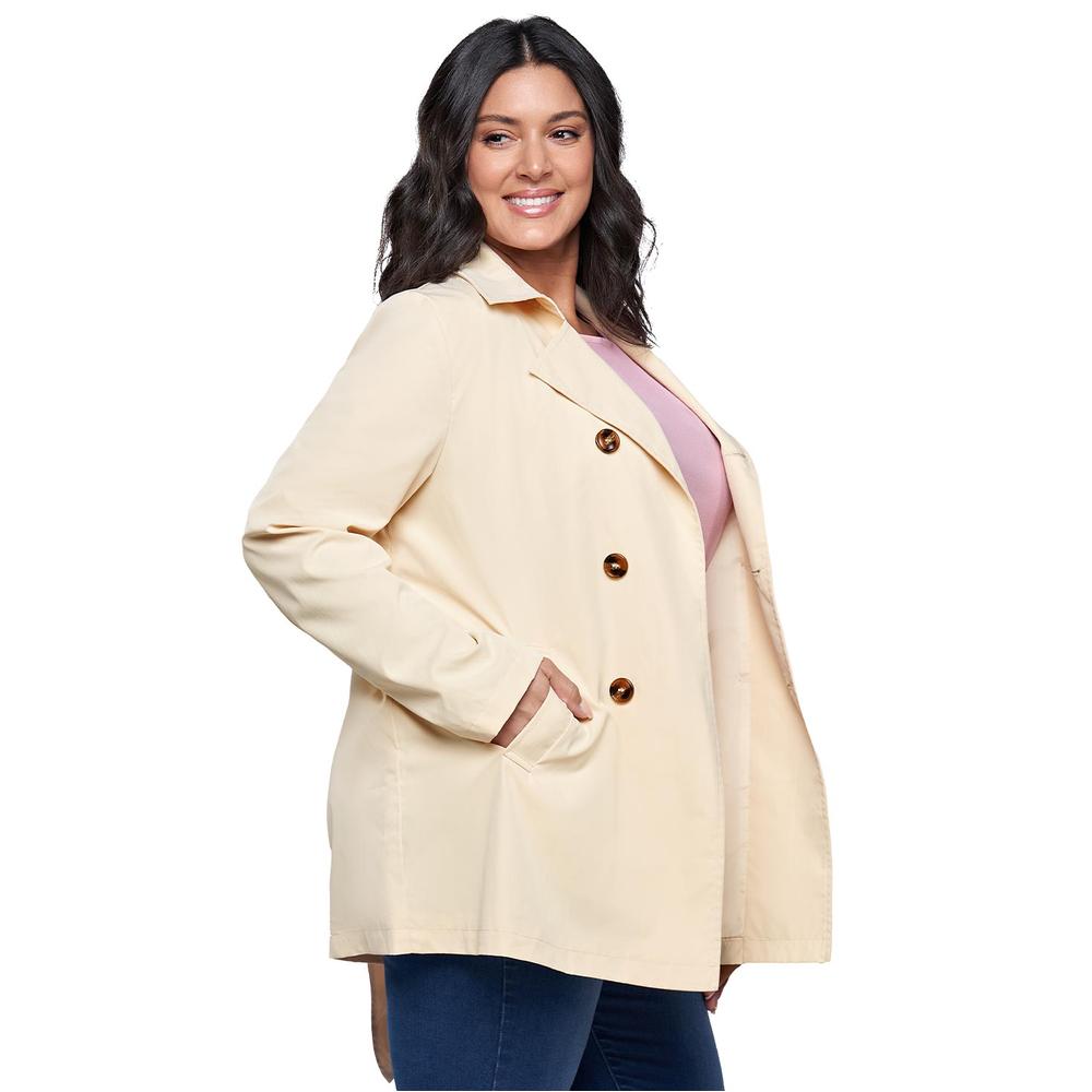 Foto 4 pulgar | Gabardina Ilusión 88090 Beige