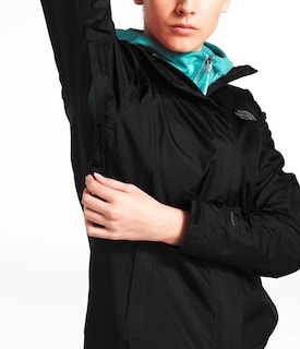 Foto 4 | Chubasquero The North Face Venture 2 Impermeable Para Mujer Color Negro - Venta Internacional.