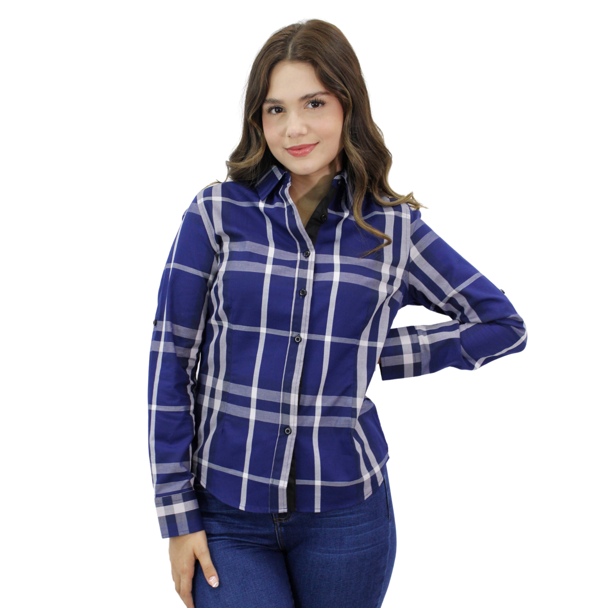 Foto 2 pulgar | Camisa para Mujer Ravalli GSH-520-25 color Azul