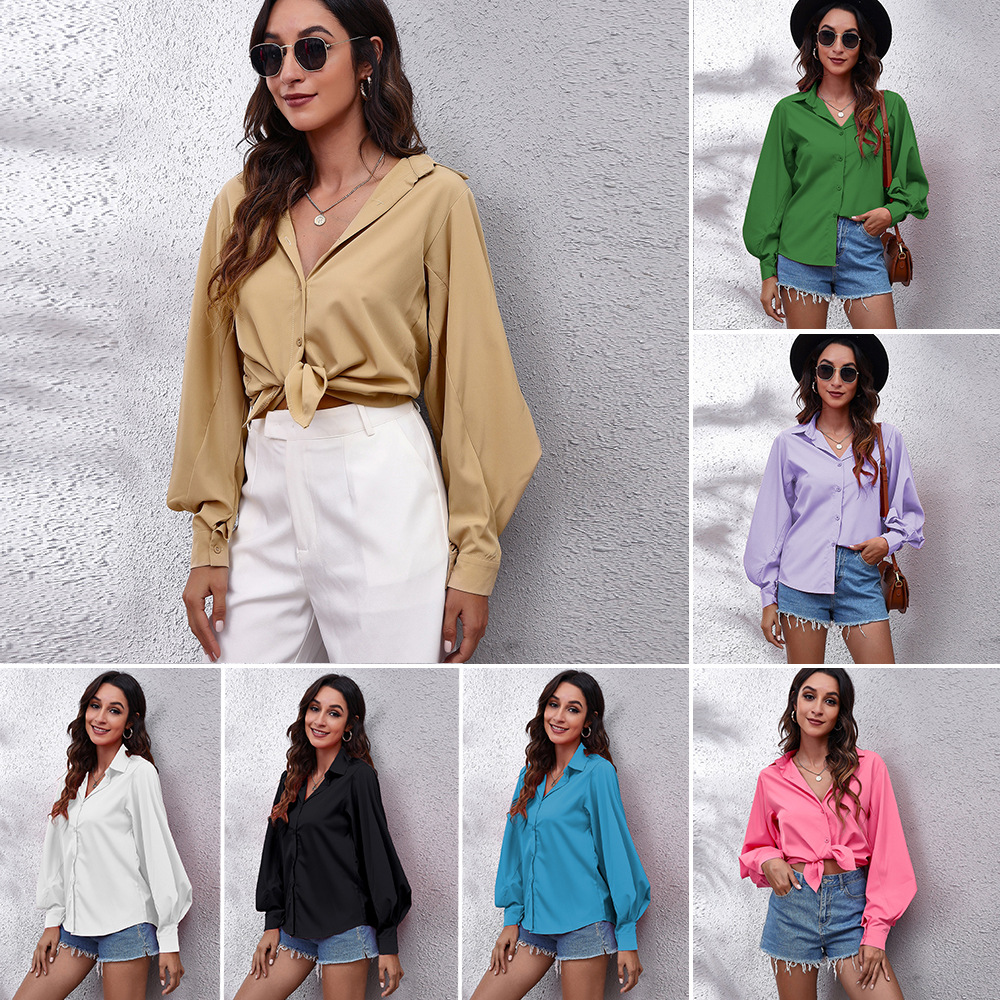 Foto 4 pulgar | Venta Internacional - Camisa para Mujer Manga Larga color Verde