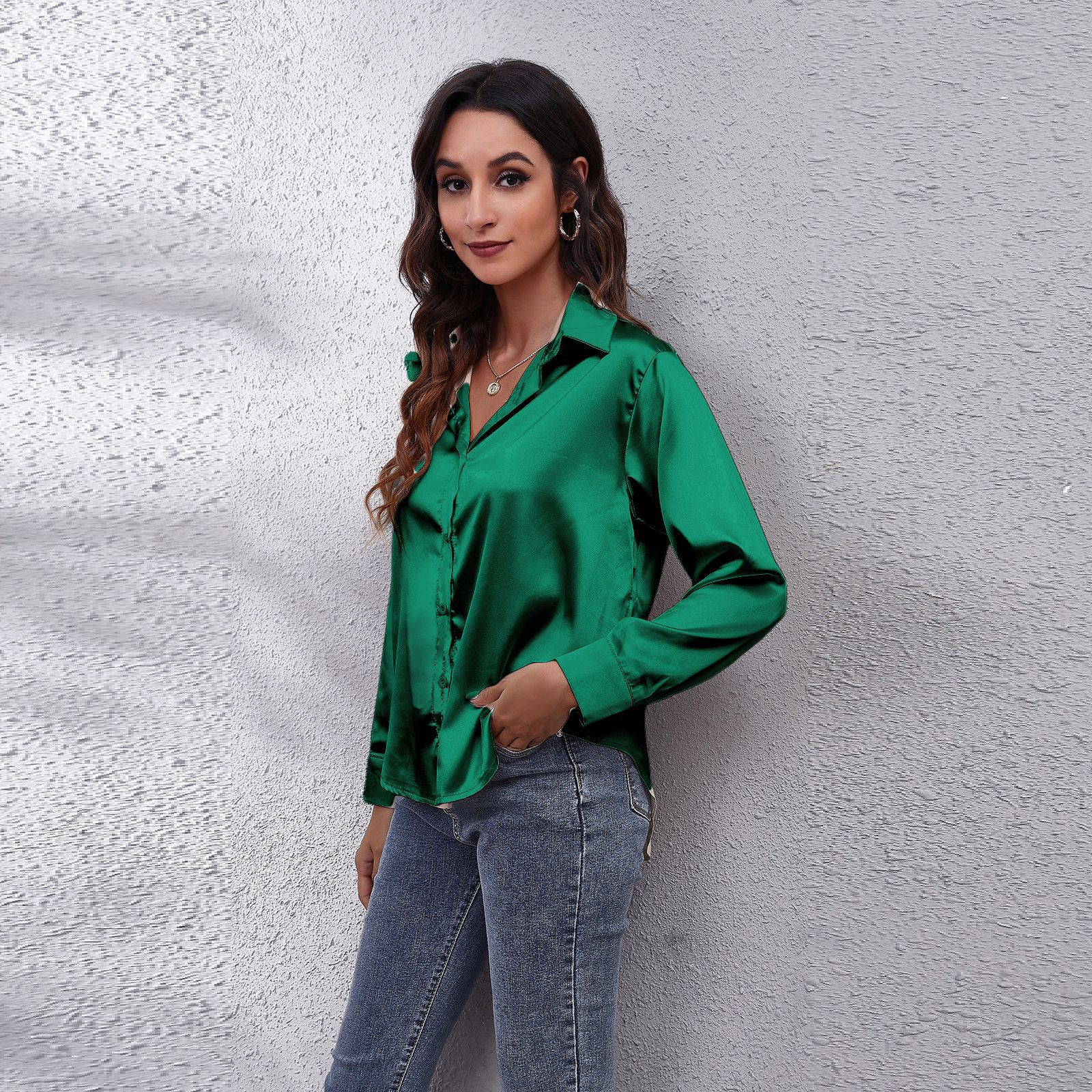 Foto 2 | Venta Internacional - Camisa Internacional Para Mujer Con Hombros Descubiertos