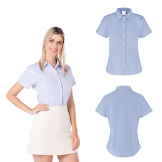 Foto 2 | Camisa Yazbek Azul para Dama