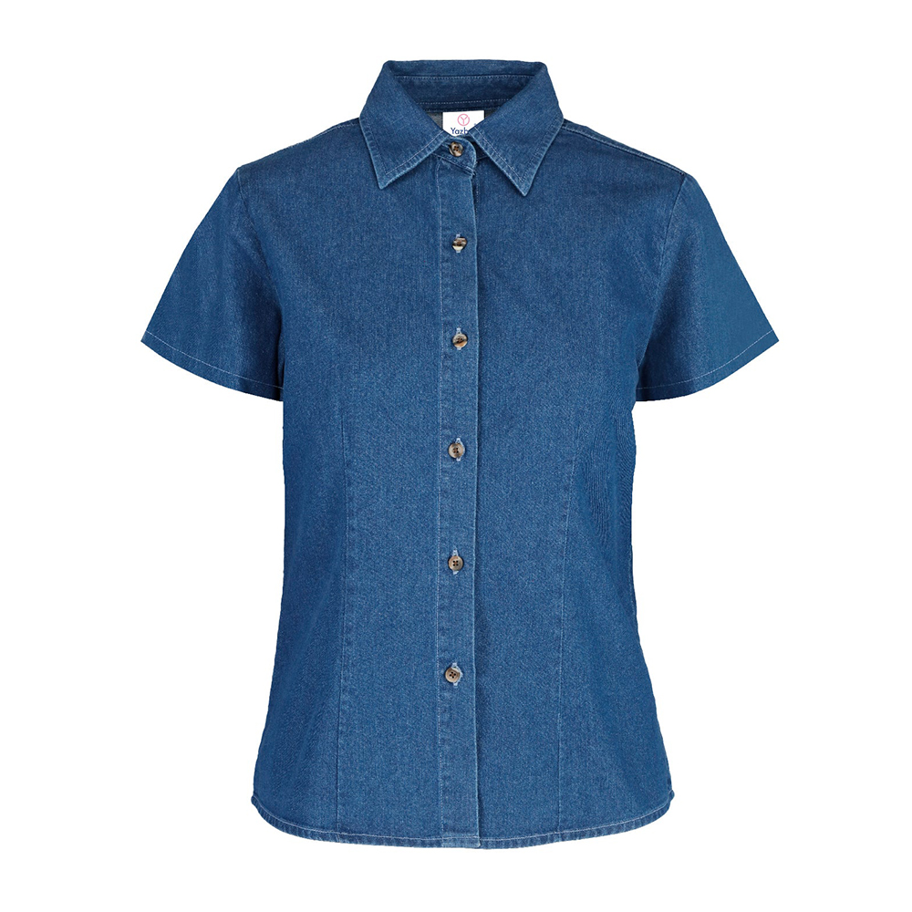 Foto 2 pulgar | Camisa de Mezclilla Yazbek Índigo 100% Algodón para Dama
