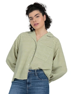 Foto 5 | Blusa Winnie Levi's Verde para Mujer