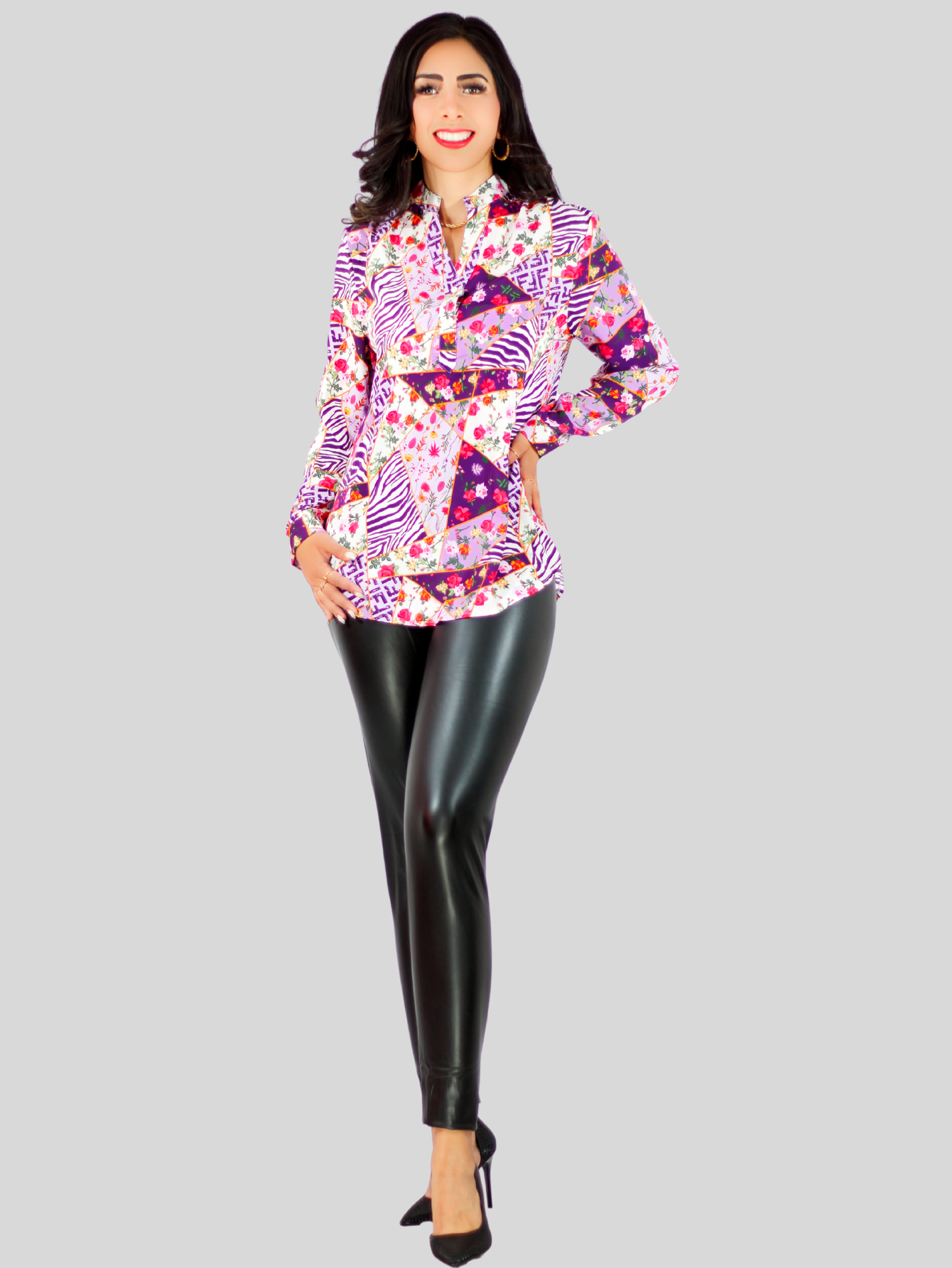 Foto 6 pulgar | Camisa de Mujer Blusa Elegante o Casual de Manga Larga