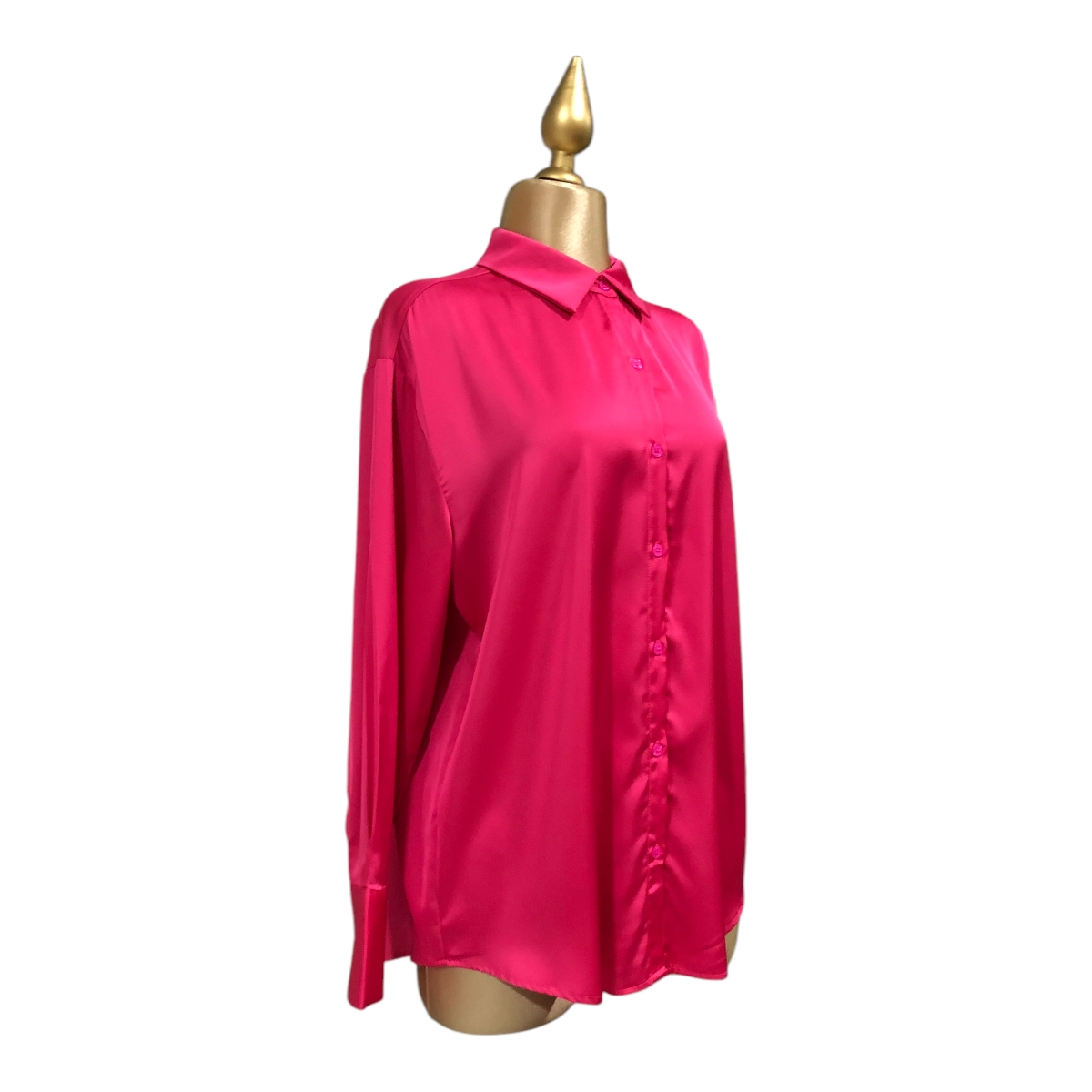 Foto 2 | Camisa Color Fucsi Para Dama Erivel