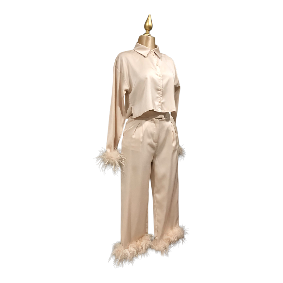 Foto 5 pulgar | Conjunto 2 Piezas Beige Para Dama Erivel