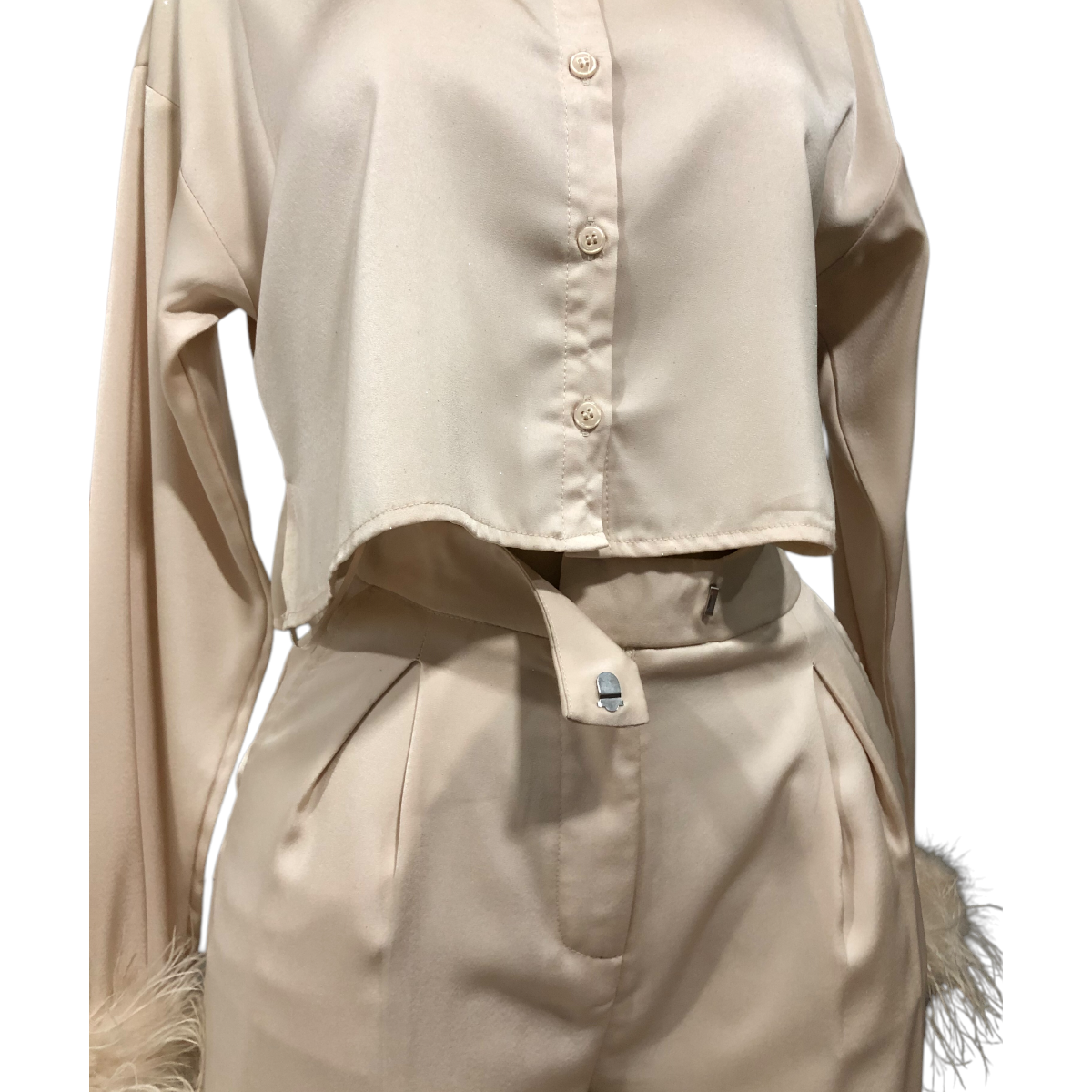 Foto 9 pulgar | Conjunto 2 Piezas Beige Para Dama Erivel