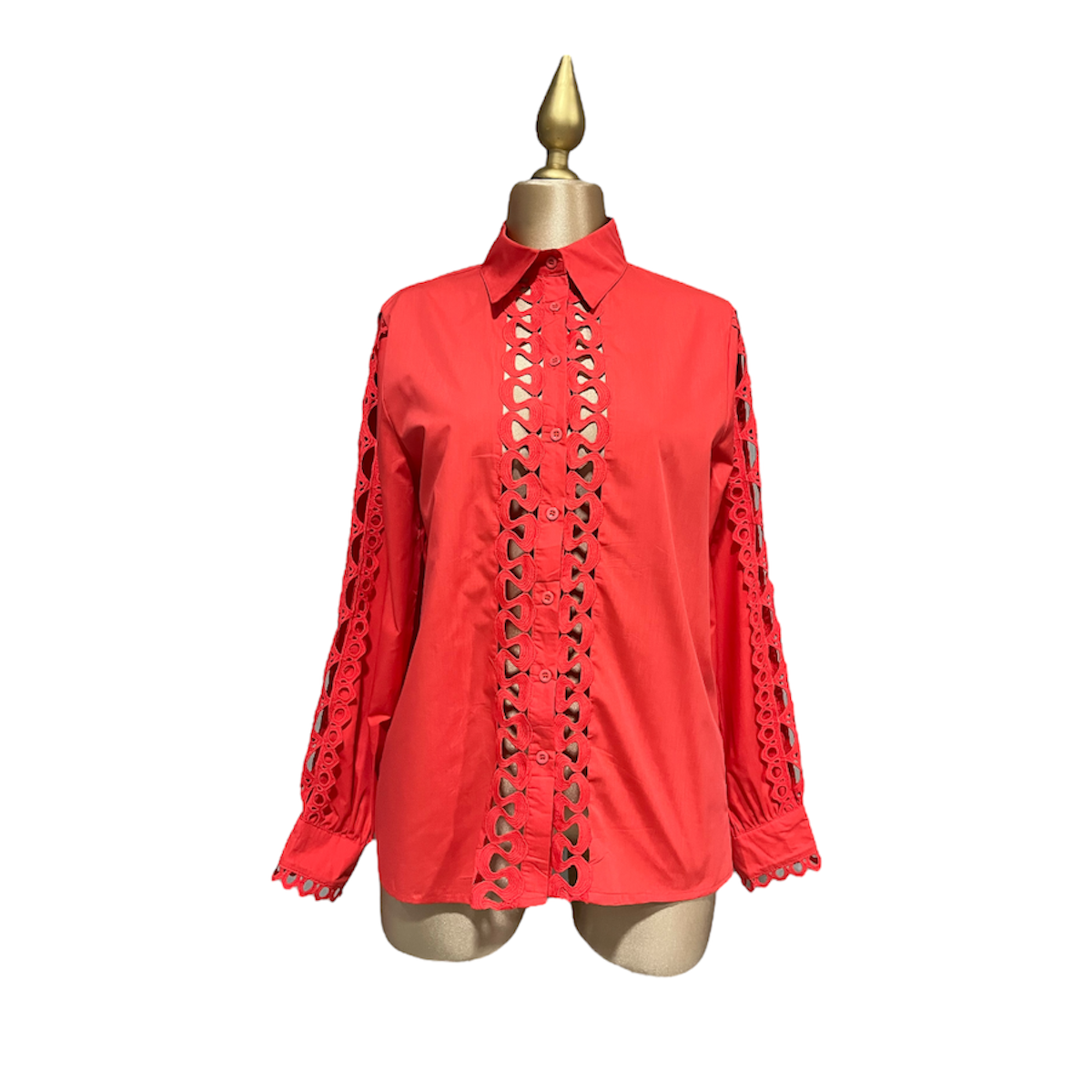 Foto 1 | Camisa Color Rojo Para Dama Mussi