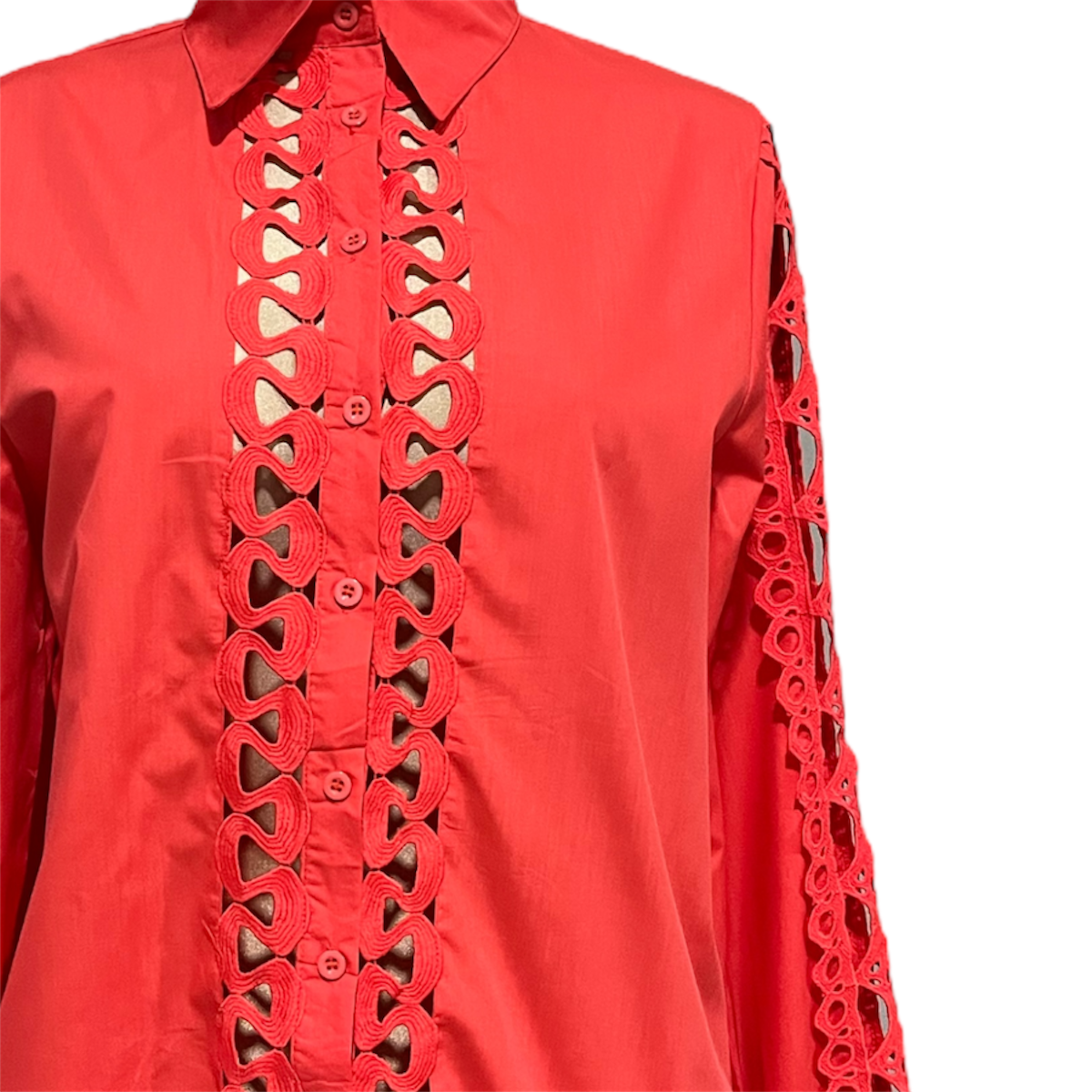 Foto 2 | Camisa Color Rojo Para Dama Mussi