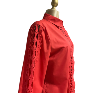 Foto 5 | Camisa Color Rojo Para Dama Mussi