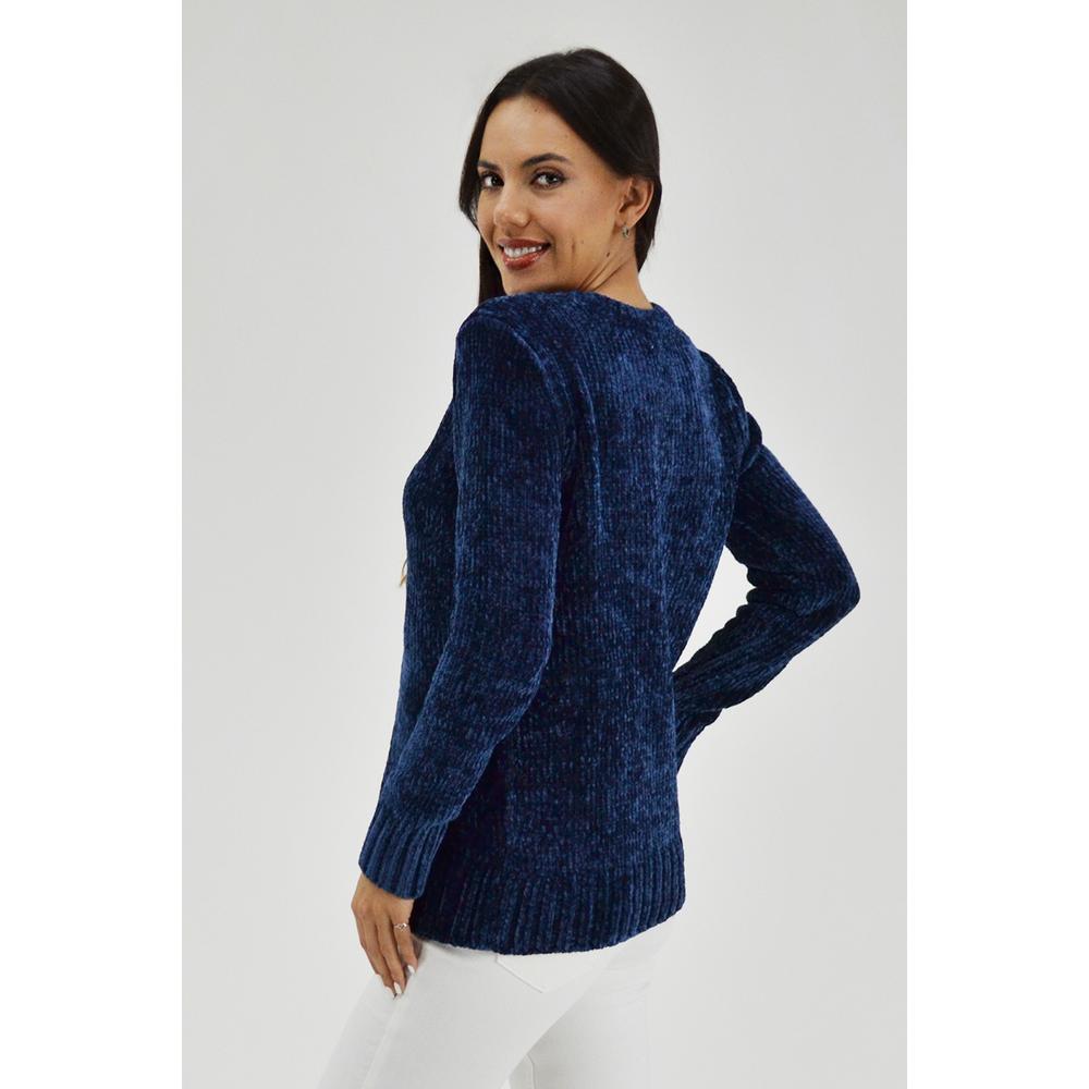 Foto 4 pulgar | Suéter Tejido Roman Fashion Juvenil 108 color Azul