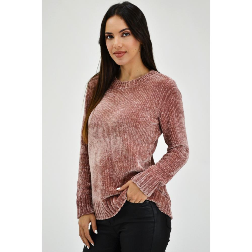 Foto 3 pulgar | Suéter Roman Fashion color Rosa para Mujer