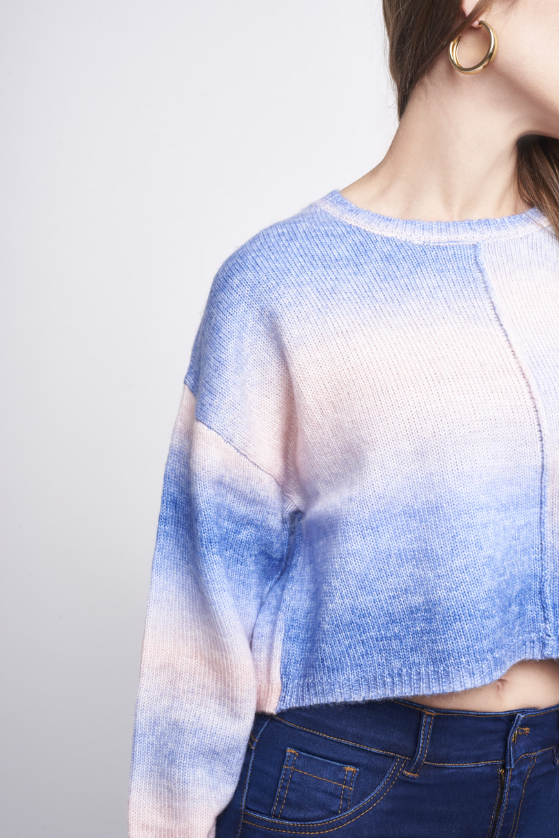 Foto 3 | Suéter Devendi Tejido Stretch Multicolor