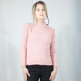 Foto 2 | Suéter De Cuello Alto Suet-1033 Color De Manga Larga para Mujer