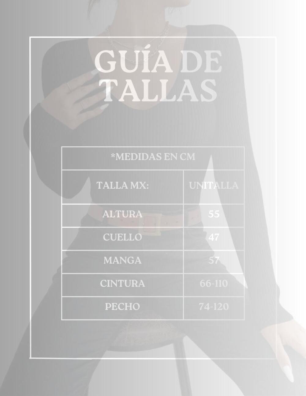 Foto 4 | Sueter De Cuello En V Para Mujer Suet-1012 Gris De Punto