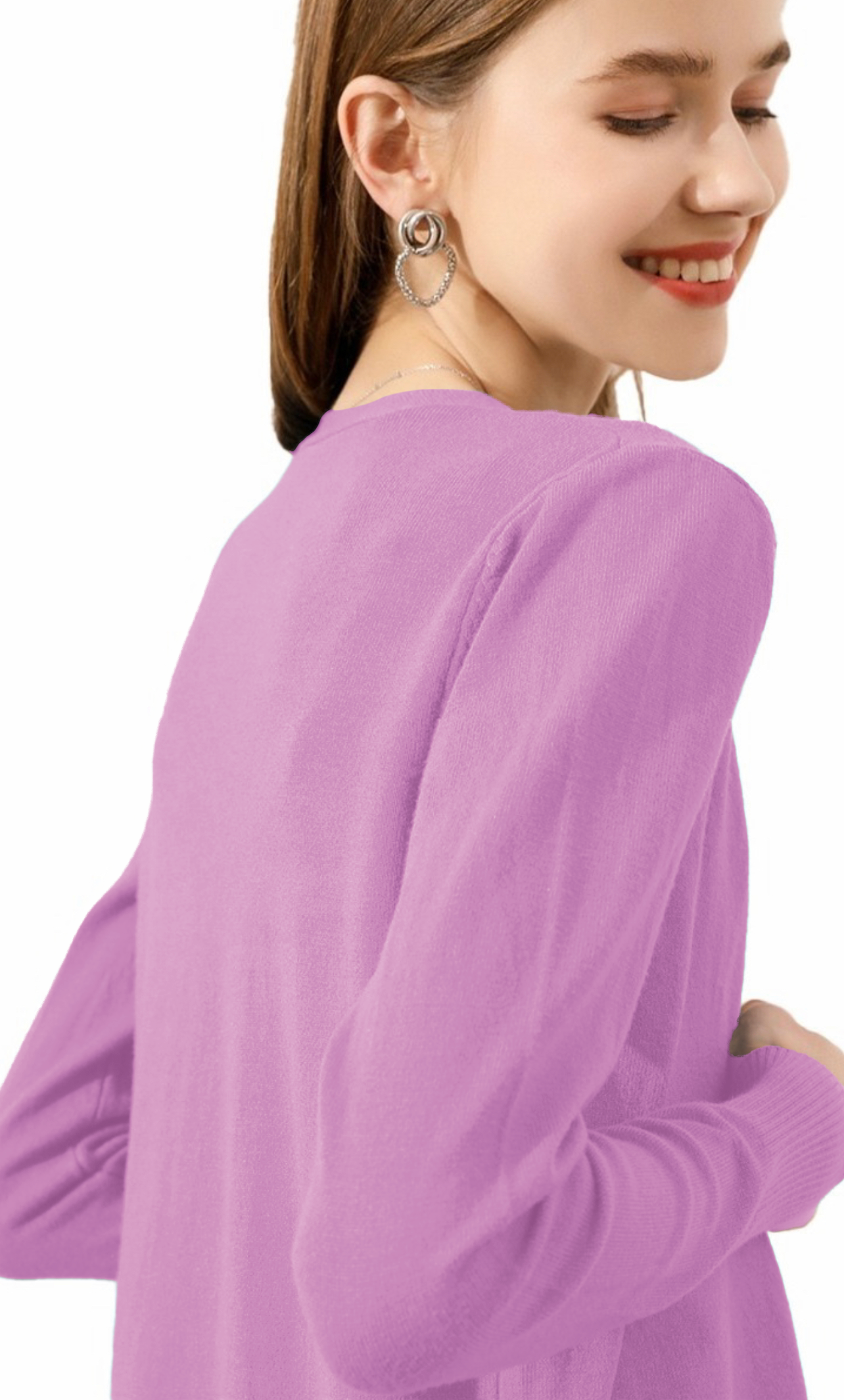 Foto 3 pulgar | Suéter De Punto Suet-1001 Color Sweater De Manga Larga para Mujer