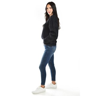Foto 2 | Sueter De Pelo Sintetico Roman Fashion /juvenil, 2861 (negro) Negro