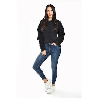 Foto 5 | Sueter De Pelo Sintetico Roman Fashion /juvenil, 2861 (negro) Negro