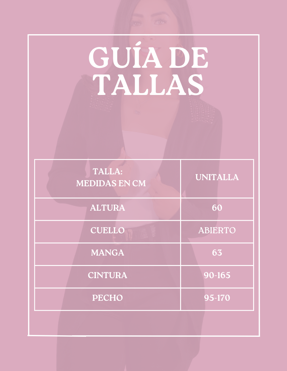 Foto 7 pulgar | Set De 2 Suéter Abierto De Mujer Con Detalles En Estoperoles Suet-1035 Negro Y Blanco Suéter Cardigan