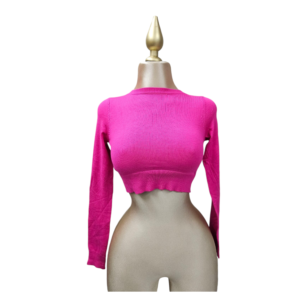 Foto 3 pulgar | Playera Top Fucsia Para Dama Lc Designs Collection