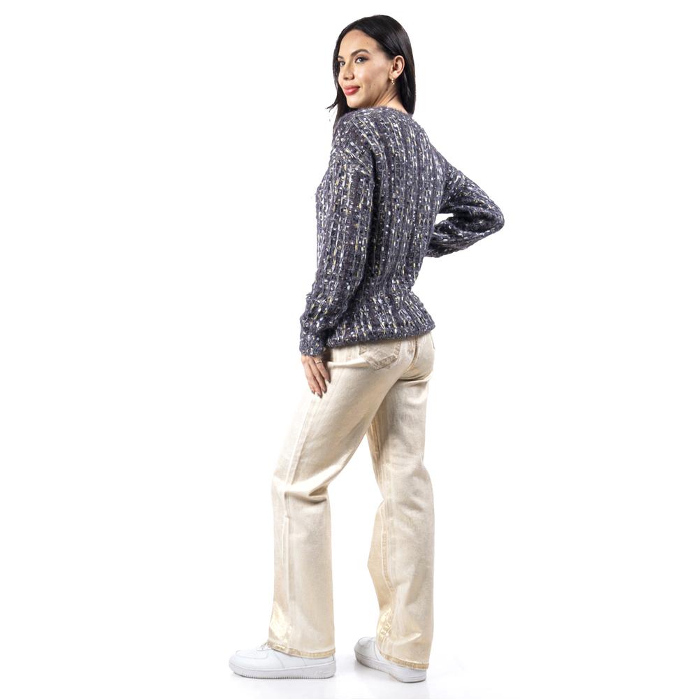 Foto 4 pulgar | Sueter De Punto Grueso Roman Fashion / Juvenil, 1958 (gris) Gris