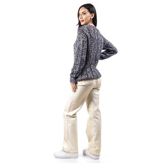 Foto 3 | Sueter De Punto Grueso Roman Fashion / Juvenil, 1958 (gris) Gris