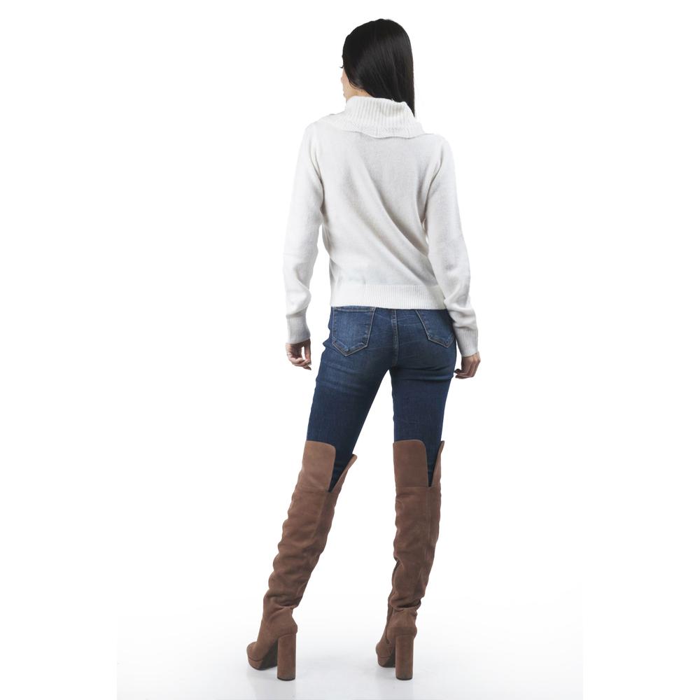 Foto 4 pulgar | Sueter Con Cuello Desmontable Roman Fashion /juvenil, 5402 (blanco) Blanco