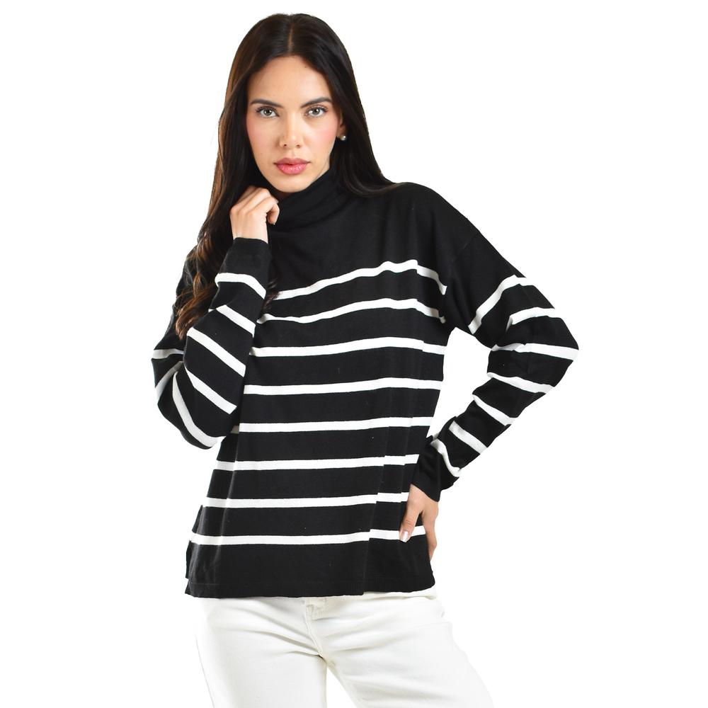 Foto 1 | Suter Cuello De Tortuga Roman Fashion /juvenil, 45163 (negro) Negro