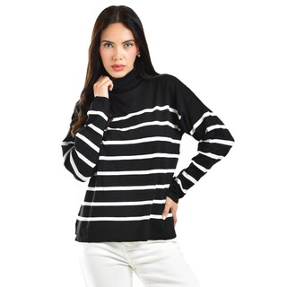 Foto 1 | Suter Cuello De Tortuga Roman Fashion /juvenil, 45163 (negro) Negro