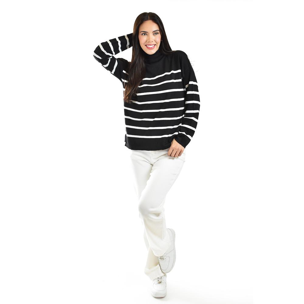 Foto 5 | Suter Cuello De Tortuga Roman Fashion /juvenil, 45163 (negro) Negro