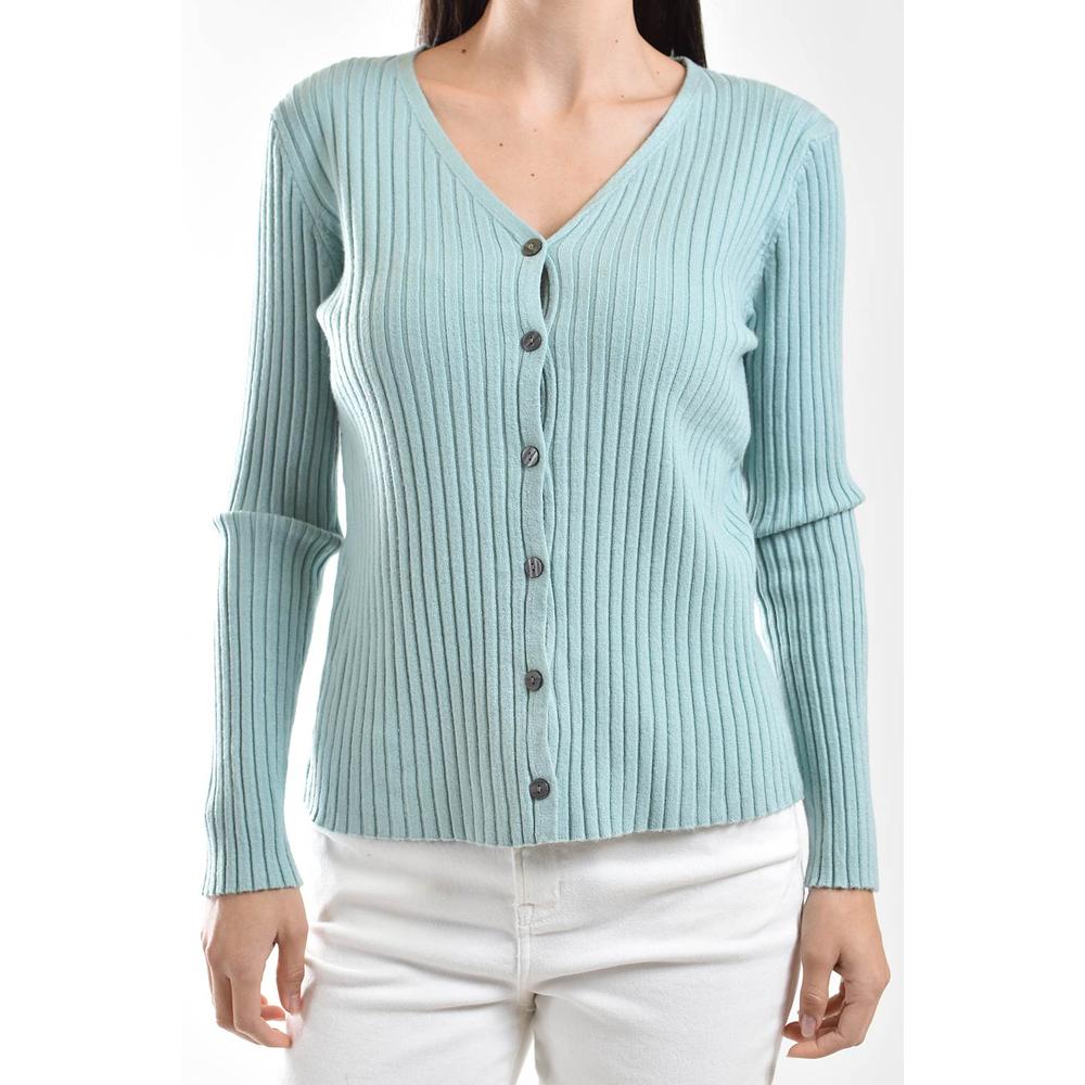 Foto 4 | Sueter Acanalado De Manga Larga Roman Fashion /juvenil, 8930 (menta) Verde Claro