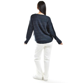 Foto 3 | Sueter De Punto Con Hilo Metalico Roman Fashion /juvenil, 16978 (azul Marino) Azul Marino