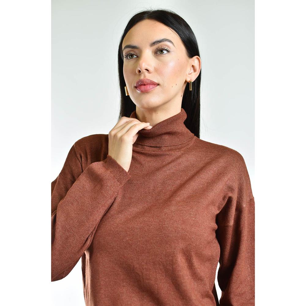 Foto 4 | Suter Cuello De Tortuga Roman Fashion /juvenil, 45163 (cafe) Cafe