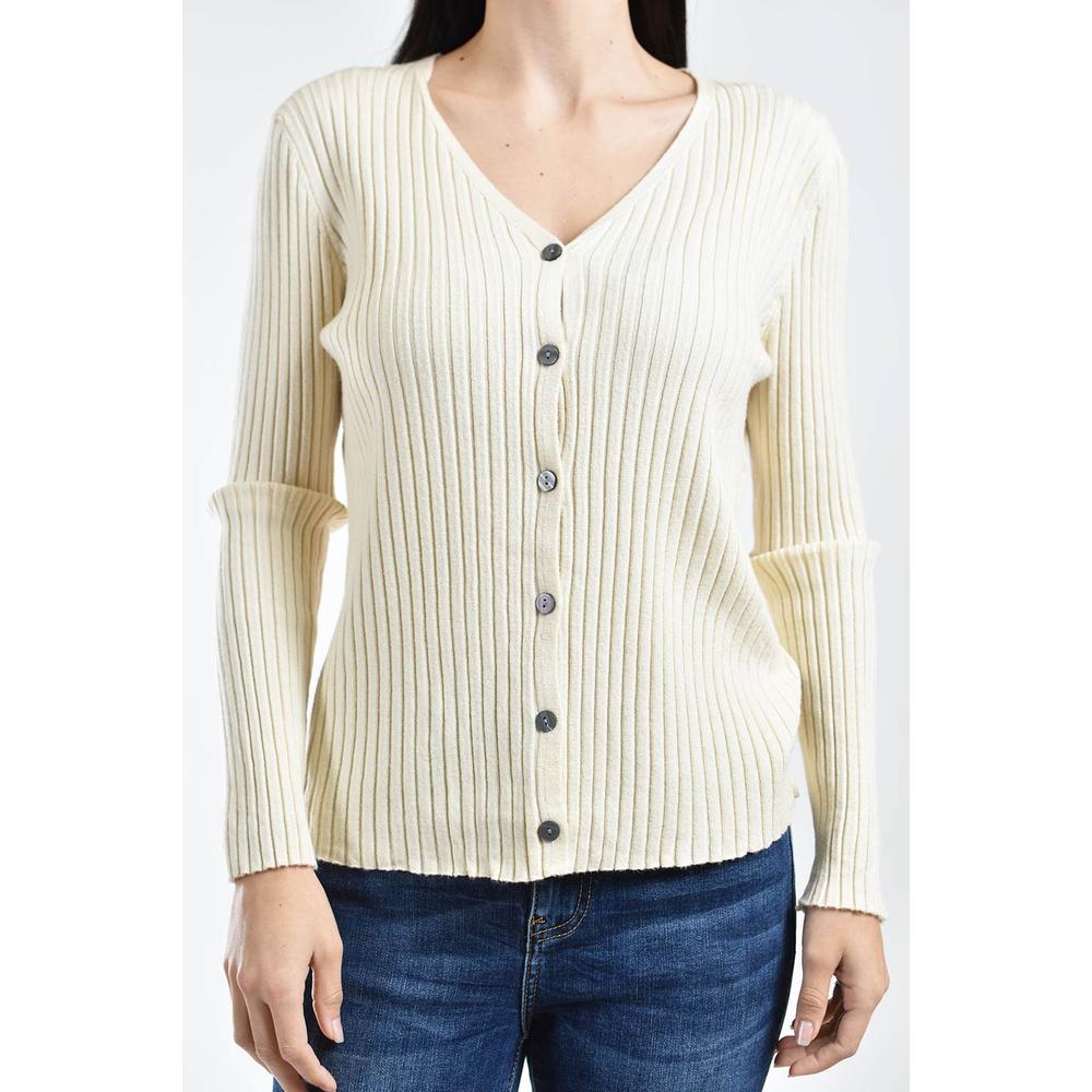 Foto 4 | Sueter Acanalado De Manga Larga Roman Fashion /juvenil, 8930 (beige) Beige