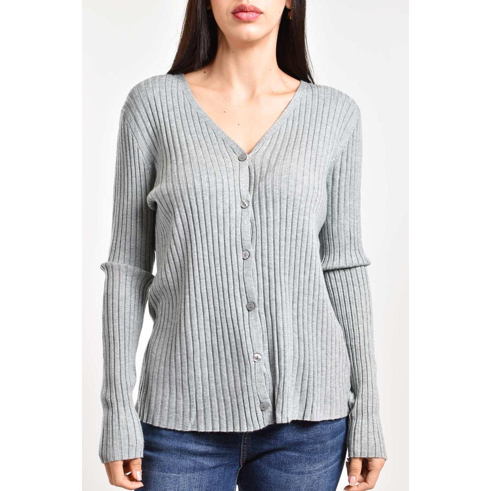 Foto 4 | Sueter Acanalado De Manga Larga Roman Fashion /juvenil, 8930 (gris) Gris