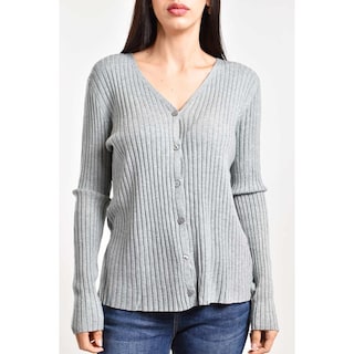 Foto 4 | Sueter Acanalado De Manga Larga Roman Fashion /juvenil, 8930 (gris) Gris